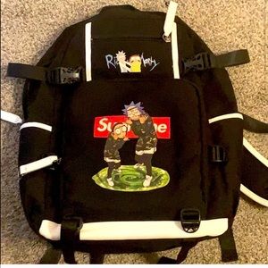 Rick and morty supreme back pack